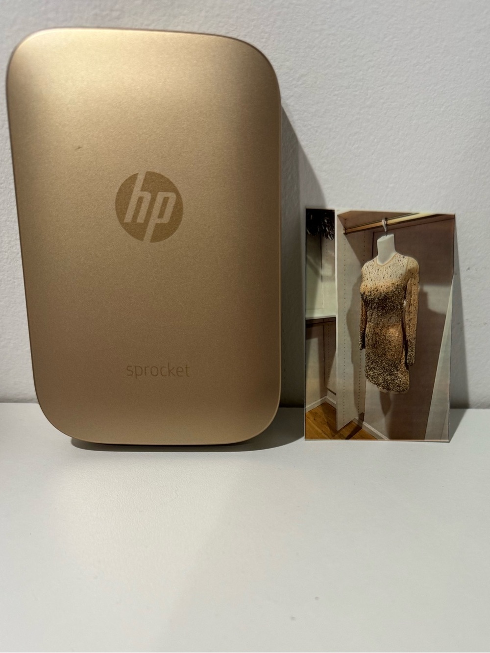 HP Sprocket Portable Photo Printer - Metallic Gold